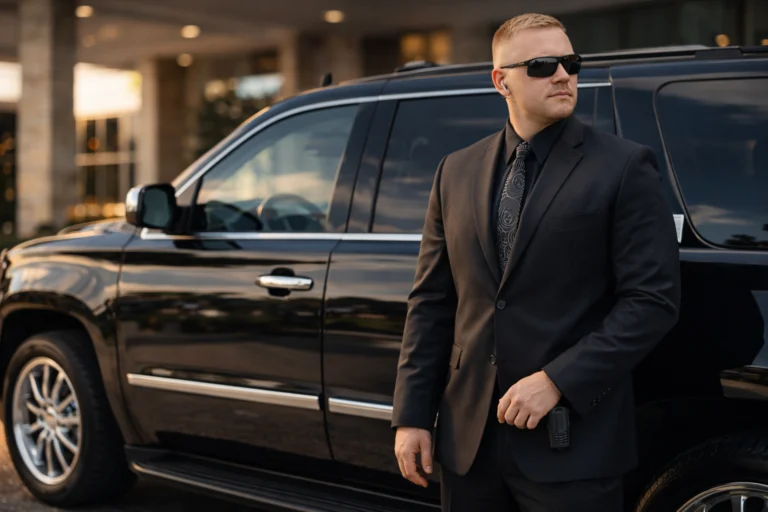 Armed security guard providing event security in Florida